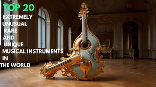 TOP 20 Extremely Unusual Rare and Unique Musical Instruments In The World [upl. by Lupee]