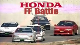 ENG CC FF Honda Battle  Integra R Spoon Civic EK9 18L Civic EG6 Turbo CRX 18L Trueno HV19 [upl. by Carma]