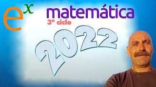 resolução do exame matemática 9º ano 2022 1ª fase [upl. by Anib205]