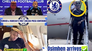 🔥🔥HERE WE GO💯 OSIMHEN UNVEILED DRAMATIC FIRST PRESS CONFERENCE WITH MARESCA AT CHELSEA😱 [upl. by Eihcir191]