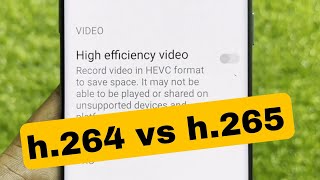 HEVC amp Other format H264 vs h265 [upl. by Anomahs]