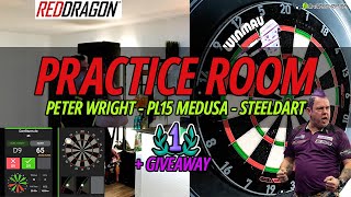 🐍 Peter Wright PL15 Medusa 🎁 Giveaway amp Gameplay  Darts Practice Room  Scolia Florian vs Bot 🎯 [upl. by Kingsbury]