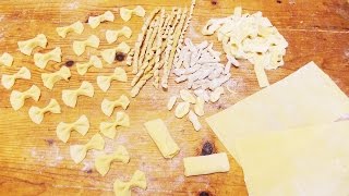 Rețetă de paste  Homemade Pasta farfalle canneloni lasagna cellentani fetuccine orecchiette [upl. by Ycnaffit]