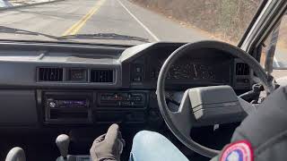 1993 Mitsubishi Delica L300 drive POV  2nd video [upl. by Laram]