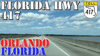 FL417 North  Orlando  Florida  4K Highway Drive [upl. by Enrobyalc639]