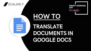 How to Translate Documents in Google Docs IN OVER 100 LANGUAGES [upl. by Katya]