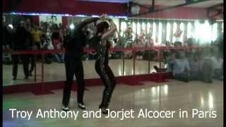 Troy Anthony and Jorjet Alcocer dancing Bachata in Paris FRANCE 2013 [upl. by Cott952]