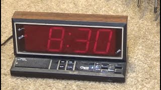 Cosmo Time E805 BigDisplay Alarm Clock  Initial Checkout [upl. by Ttehr]