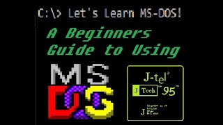 A Beginners Guide to MSDOS Commands [upl. by Nonnaehr688]