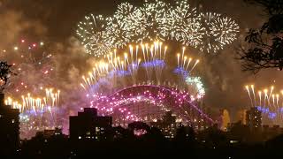 Sydney New Year Firework 2024 Raw Footage [upl. by Mallon147]