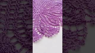 Crochet Lace Doily shortscrochet [upl. by Saenihp]