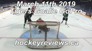 1st Time Using Passau Pads March 11th 2019 Tigers Hockey Goalie GoPro [upl. by Nabila]