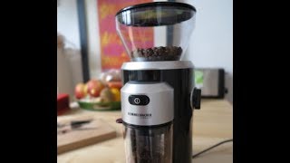 Test und Unboxing Rommelsbacher EKM 300 Kaffeemühle [upl. by Irakuy]