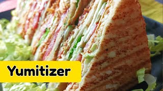 Club Sandwich Recipe  Yummy Chicken Club Sandwich Recipe by Yumitizer [upl. by Nylavad275]