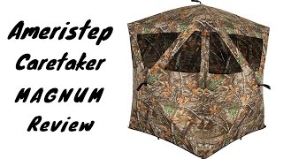 Ameristep Caretaker Magnum Ground Blind Unboxing amp Review [upl. by Bradley]