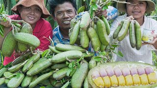 Wow Healthy Dessert Beng Fruit Afzelia Xylocarpa Recipe in Village  Fresh Natural Tasty Food [upl. by Cartwright]