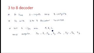 3 to 8 decoder  Logic Diagram  STLD  Lec90STLD  Lec91 [upl. by Ecart]