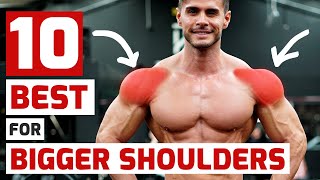 Top Trainers Agree These are the 10 Best Exercises for Massive Shoulders [upl. by Marva]