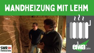 Wandheizung mit Lehmputz selbst bauen Innendämmung mit Lehm als Speichermasse für Infrarotheizung [upl. by Ydeh]