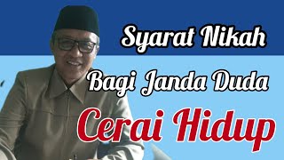 Syarat Syarat Nikah untuk Janda  Duda Cerai Hidup [upl. by Wanfried]