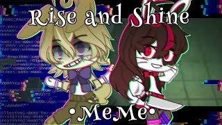 FNAF Rise and Shine Meme  ft Vanny amp Glitchtrap  Gacha Club [upl. by Thayer132]