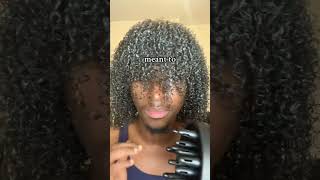 Idk how yall use Diffusers hair hairstyle longhair curlyhair curls curly viralvideo fyp [upl. by Ahs271]