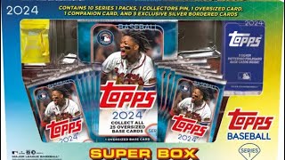 TOPPS 2024 SERIES 1 SUPER BOX 📦👀 [upl. by Meakem]