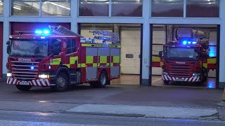 Oncall firefighters rush from home to staff a fire engine 🚒 [upl. by Emiaj]