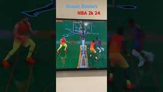 Buzzer beaters in NBA 2K 24 [upl. by Arracot]