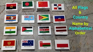 All flags and countries name by alphabetical order  World data  Flags  flags of the world [upl. by Rodrique]