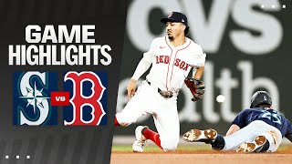 Mariners vs Red Sox Game Highlights 73024  MLB Highlights [upl. by Dowd]