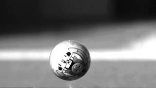 Ball bouncing in slow motion Rubber ball [upl. by Inessa]