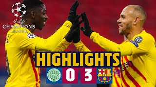 💥 GRIEZMANN BRAITHWAITE DEMBÉLÉ GOALS  Ferencvaros 03 Barça Highlights💥 [upl. by Dominica341]