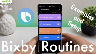 Samsung Galaxy Bixby Routines  S10 Plus  One UI Examples [upl. by Hagai6]