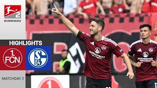 FC Nürnberg  FC Schalke  31  Zusammenfassung  2 Bundesliga 202425  nürnberg schalke [upl. by Halimak]