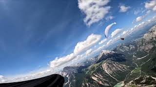 Parapendio Tre cime di lavaredo [upl. by Akinuahs940]