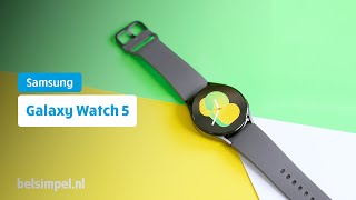 Frisse vernieuwde smartwatch  Samsung Galaxy Watch 5 Review [upl. by Anilac]