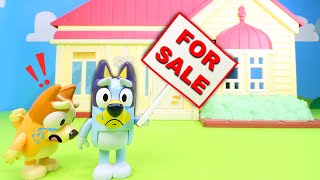 Bluey Gets a New House  Bluey New Home Adventure  Pretend Play With Bluey Toys [upl. by Iraam]