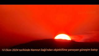 Nemrut Dağında güneşin batışı [upl. by Nertie992]