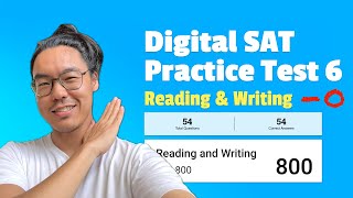 Practice Test 6 was ATEHUNDRED Digital SAT Reading amp Writing Solved RealTime in Bluebook [upl. by Malliw851]