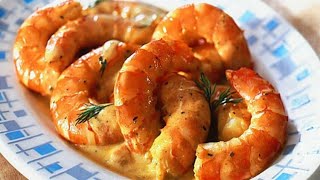 Recette  Gambas flambées au whisky [upl. by Nedmac]