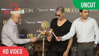 UNCUT  Akshay Kumar Inaugurates New PVR Icon Theatre In Oberoi Mall  Goregaon Mumbai [upl. by Meridith]