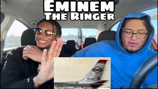 MY FRIEND FIRST TIME HEARING EMINEM  THE RINGER REACTION [upl. by Durgy]