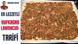 💯Evde Fırında Hazır Yufkadan LAHMACUN TARİFİ 😋Yufkadan LAHMACUN Nasıl Yapılır❓ Öğrenci için Tarifler [upl. by Lipman]