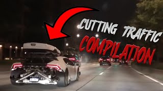 ULTIMATE Cutting Up Traffic Compilation  Wins And Fails 2023 [upl. by Siraj948]