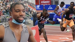 Noah Lyles Is Analyzing Bromell amp Coleman To Improve His Start [upl. by Ahseneuq]