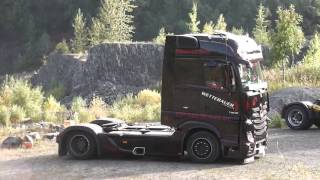 MercedesBenz Actros 1848 SemiTrailer Truck  LKW in HD [upl. by Annoel]