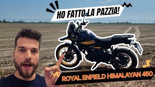 Royal Enfield Himalayan 450 2024  l’ho presa  PRIMO CONTATTO [upl. by Nowad]