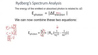 Using the Rydberg Equation to Solve Transitions Between Energy Levels [upl. by Yrrac522]