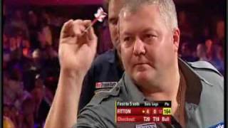 Darryl Fitton vs Scott Waites  Part 1  2009 BDO Lakeside Championships Quarter Finals [upl. by Asabi]